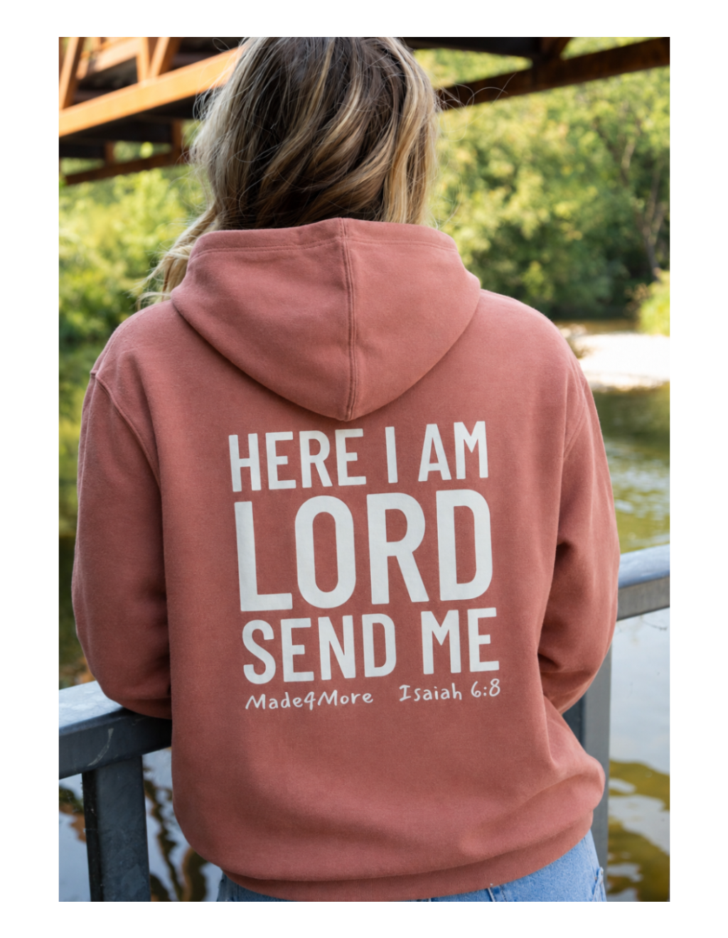 Here I Am Lord Send Me — M4M Hoodie